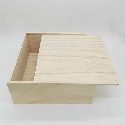 Hot sale Factory Wholesale Paulownia Wooden Box Craft Customized Size