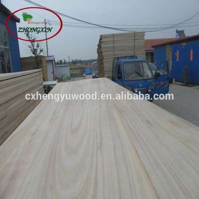 Light and tough paulownia tree wood board directly for furniture from China factory