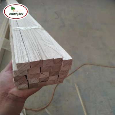 Paulownia Construction Material Wood Chamfer Strip